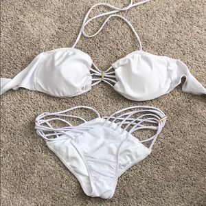 White bikini